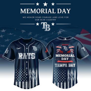 Tampa Bay Rays Special Memorial Day Limited Edition Jersey
