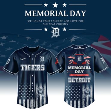 Detroit Tigers Special Memorial Day Limited Edition Jersey