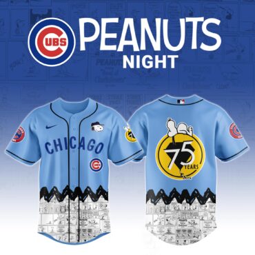 Chicago Cubs x Peanuts Night Jersey 2025