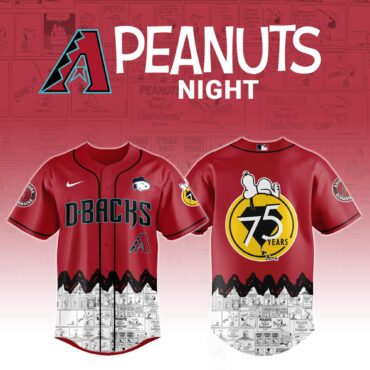 Arizona Diamondbacks x Peanuts Night Jersey 2025