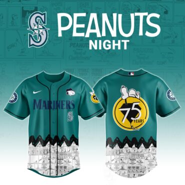 Seattle Mariners x Peanuts Night Jersey 2025