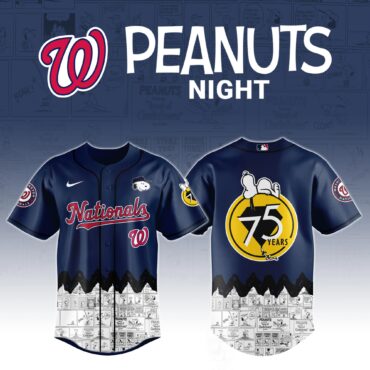 Washington Nationals x Peanuts Night Jersey 2025