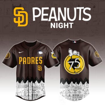 San Diego Padres x Peanuts Night Jersey 2025