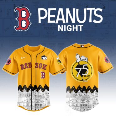 Boston Red Sox x Peanuts Night Jersey 2025