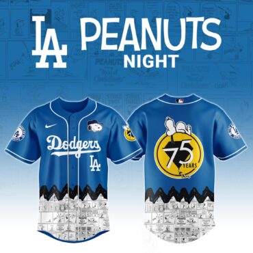 Los Angeles Dodgers x Peanuts Night Jersey 2025