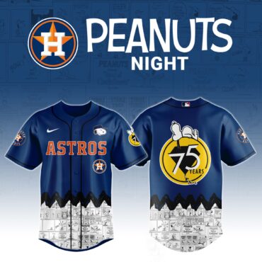 Houston Astros x Peanuts Night Jersey 2025