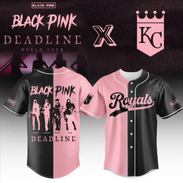 Kansas City Royals MLB x BLACKPINK Baseball Jersey