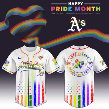 Oakland Athletics MLB x Happy Pride Month Limited Edition Jersey 2025