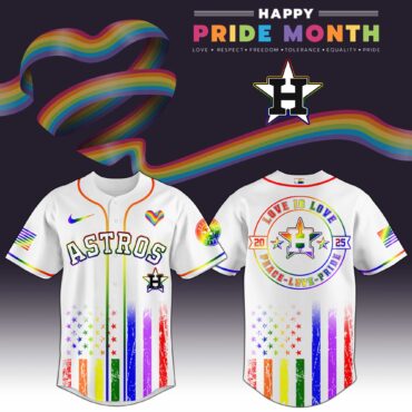 Houston Astros MLB x Happy Pride Month Limited Edition Jersey 2025
