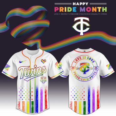 Minnesota Twins MLB x Happy Pride Month Limited Edition Jersey 2025
