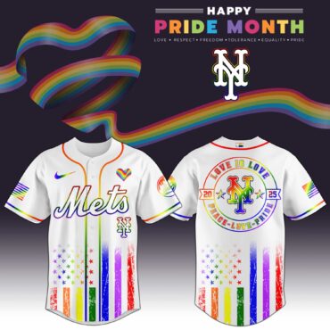 New York Mets MLB x Happy Pride Month Limited Edition Jersey 2025