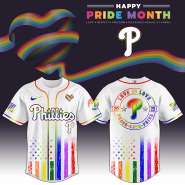Philadelphia Phillies MLB x Happy Pride Month Limited Edition Jersey 2025