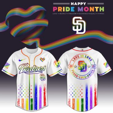 San Diego Padres MLB x Happy Pride Month Limited Edition Jersey 2025