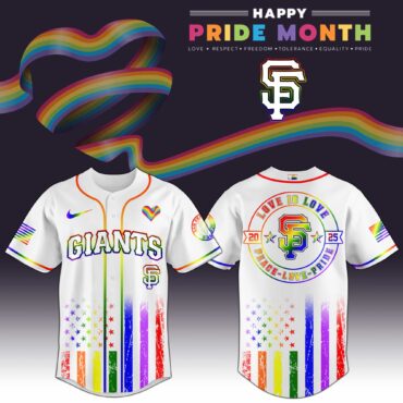 San Francisco Giants MLB x Happy Pride Month Limited Edition Jersey 2025