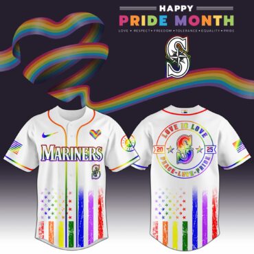 Seattle Mariners MLB x Happy Pride Month Limited Edition Jersey 2025