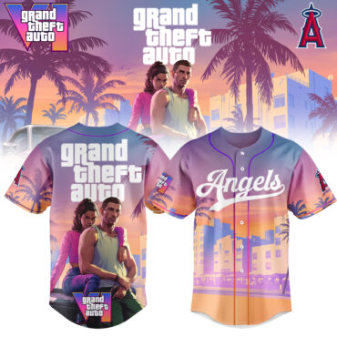 Los Angeles Angels MLB x Grand Theft Auto Baseball Jersey