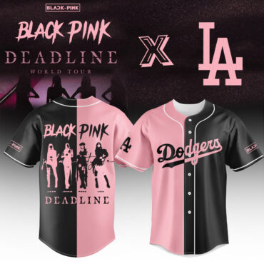 Los Angeles Dodgers MLB x BLACKPINK Baseball Jersey