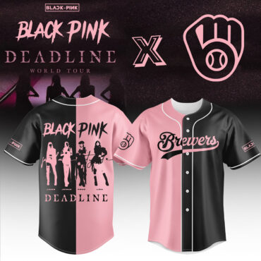 Milwaukee Brewers MLB x BLACKPINK Baseball Jersey