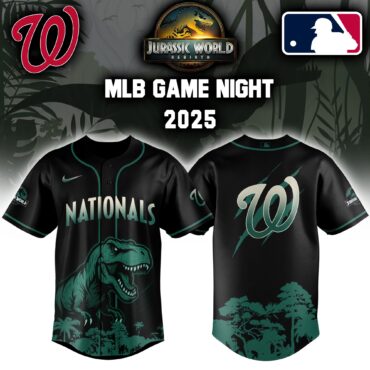 Washington Nationals x MLB Jurassic World Baseball Jersey