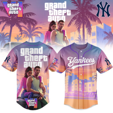 New York Yankees MLB x Grand Theft Auto Baseball Jersey