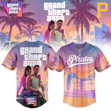 Pittsburgh Pirates MLB x Grand Theft Auto Baseball Jersey