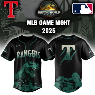 Texas Rangers x MLB Jurassic World Baseball Jersey