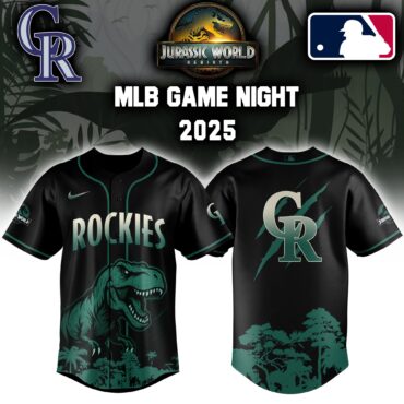 Colorado Rockies x MLB Jurassic World Baseball Jersey