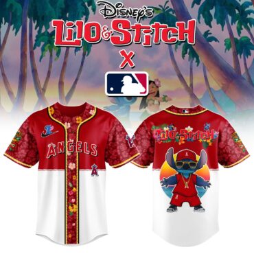 Los Angeles Angels MLB x Lilo & Stitch Jersey