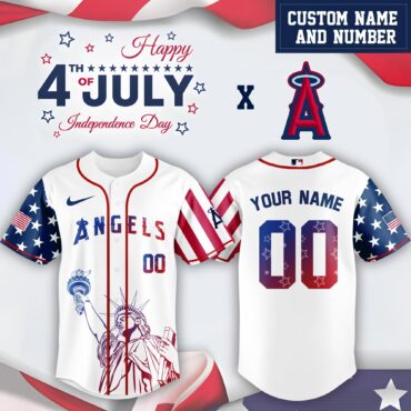 MLB Los Angeles Angels Special Independence Day Limited Edition Jersey