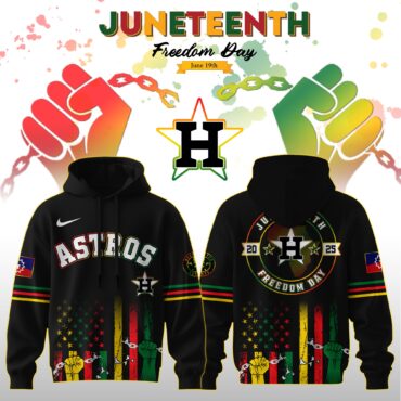 Houston Astros MLB x Juneteenth Freedom Day Edition Hoodie 2025