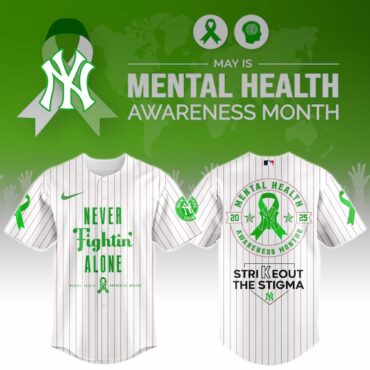 New York Yankees Special Mental Health Awareness Week Limited Edition Jersey