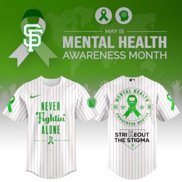 San Francisco Giants Special Mental Health Awareness Week Limited Edition Jersey