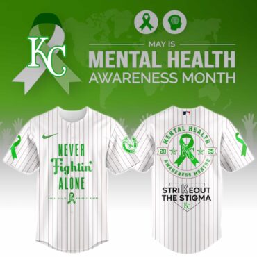 Kansas City Royals Special Mental Health Awareness Week Limited Edition Jersey