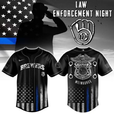 Milwaukee Brewers MLB x Law Enforcement Night Edition Jersey 2025