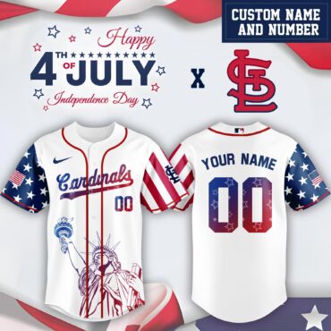 MLB St.Louis Cardinals Special Independence Day Limited Edition Jersey