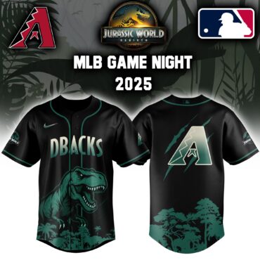 Arizona Diamondbacks x MLB Jurassic World Baseball Jersey