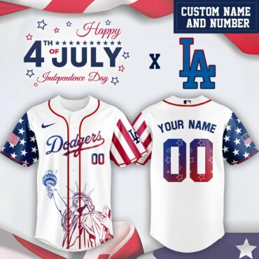 MLB Los Angeles Dodgers Special Independence Day Limited Edition Jersey