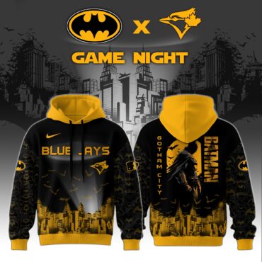 Toronto Blue Jays x DC Batman Game Night 3D Hoodie