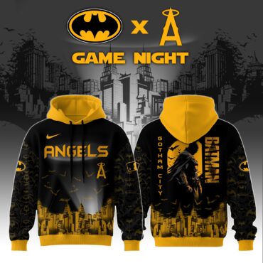 Los Angeles Angels x DC Batman Game Night 3D Hoodie