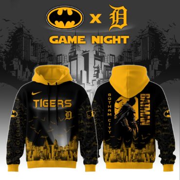 Detroit Tigers x DC Batman Game Night 3D Hoodie