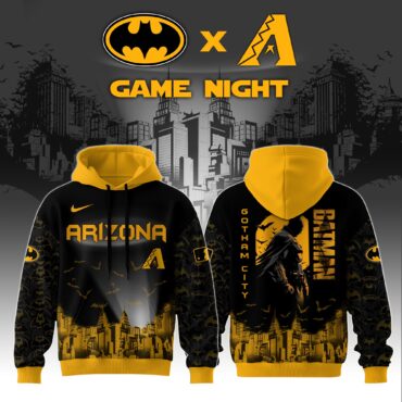 Arizona Diamondbacks x DC Batman Game Night 3D Hoodie