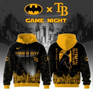 Tampa Bay Rays x DC Batman Game Night Baseball Jersey