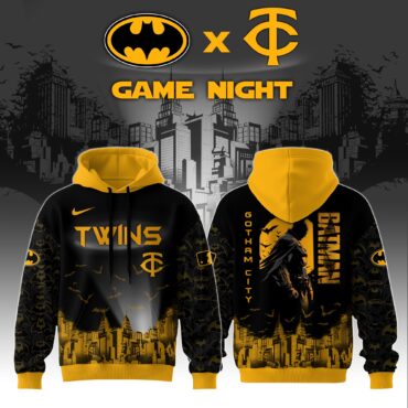 Minnesota Twins x DC Batman Game Night 3D Hoodie