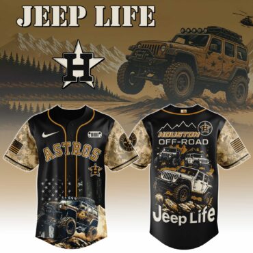 Houston Astros MLB x Jeep Life Baseball Jersey
