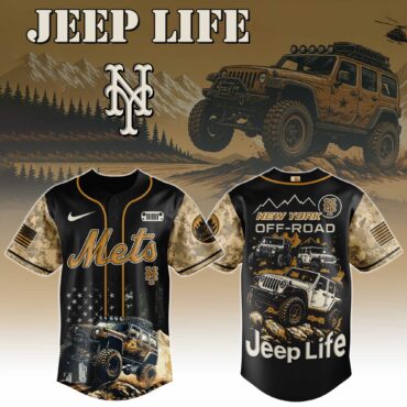 New York Mets MLB x Jeep Life Baseball Jersey