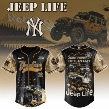 New York Yankees MLB x Jeep Life Baseball Jersey