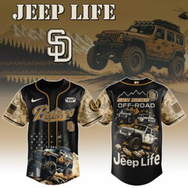 San Diego Padres MLB x Jeep Life Baseball Jersey