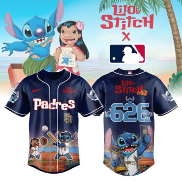 San Diego Padres x Lilo & Stitch Limited Edition Jersey