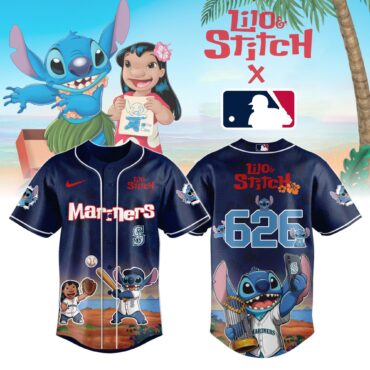 Seattle Mariners x Lilo & Stitch Limited Edition Jersey