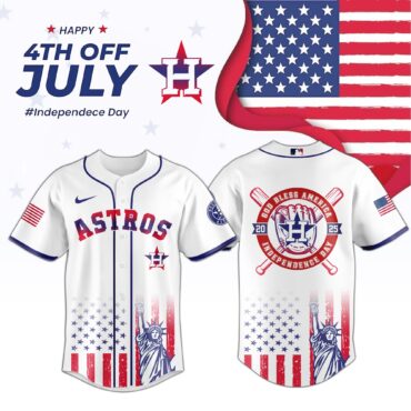 MLB Houston Astros Special Independence Day Baseball Jersey